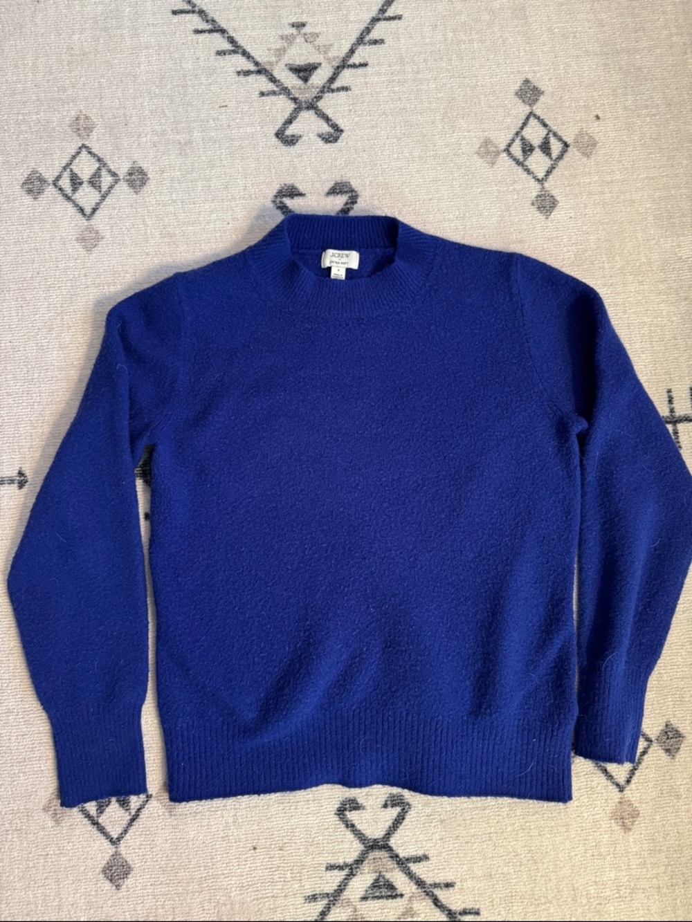 J. Crew Cobalt Blue Crewneck Sweater